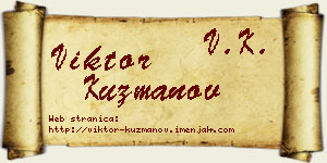 Viktor Kuzmanov vizit kartica